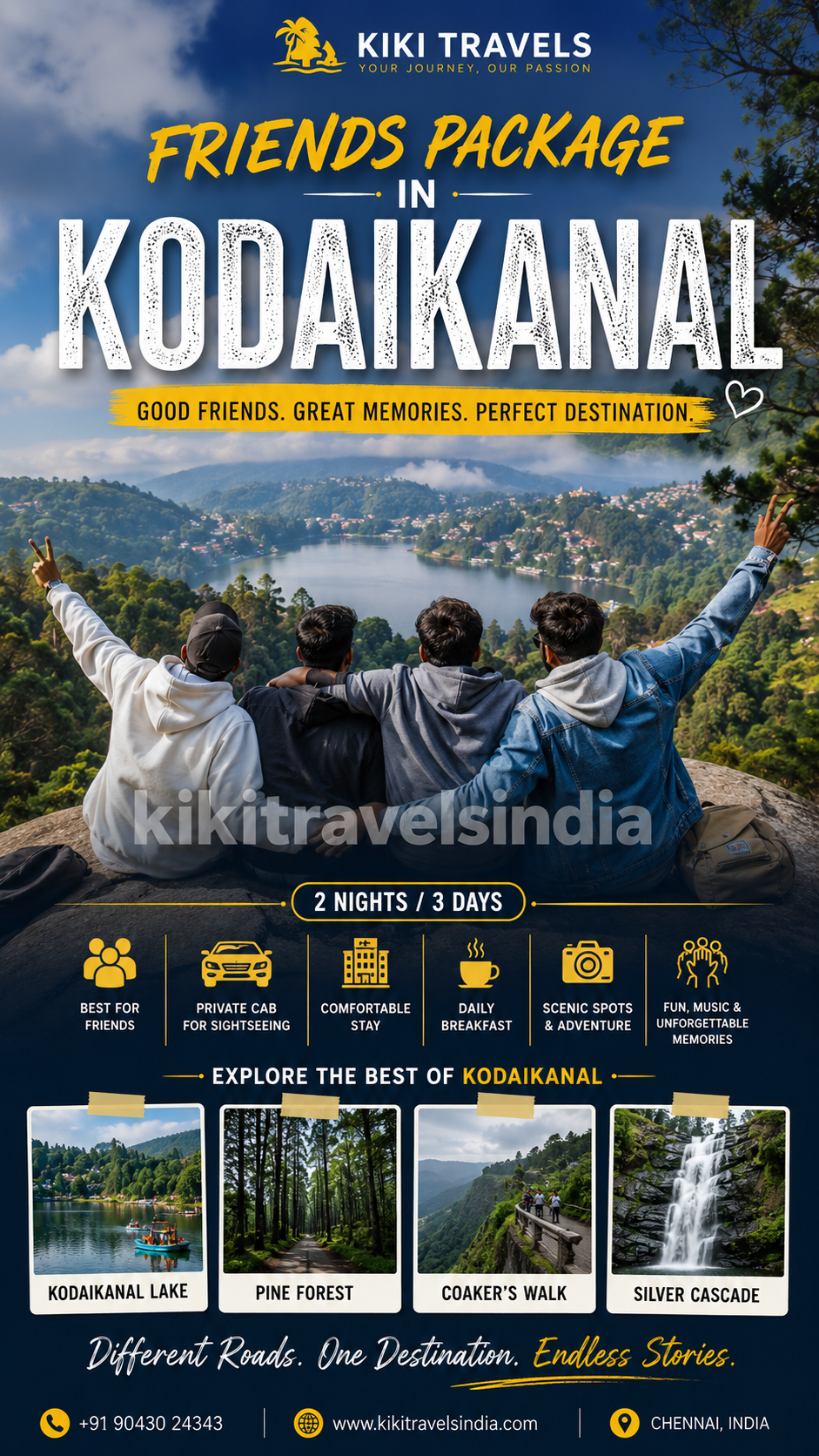 KODAIKANAL FRIENDS PACKAGE